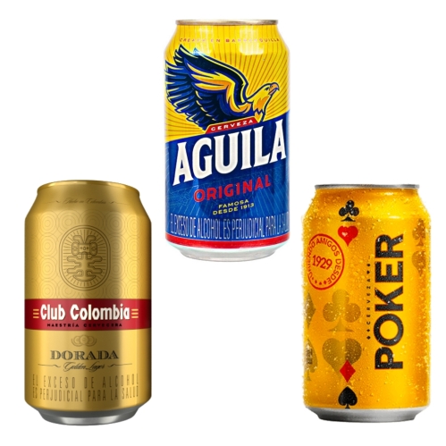 Cerveza en Lata Águila Club Colombia Poker
