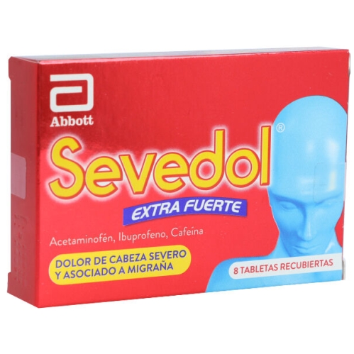 Sevedol Extra Fuerte 8 Unidades